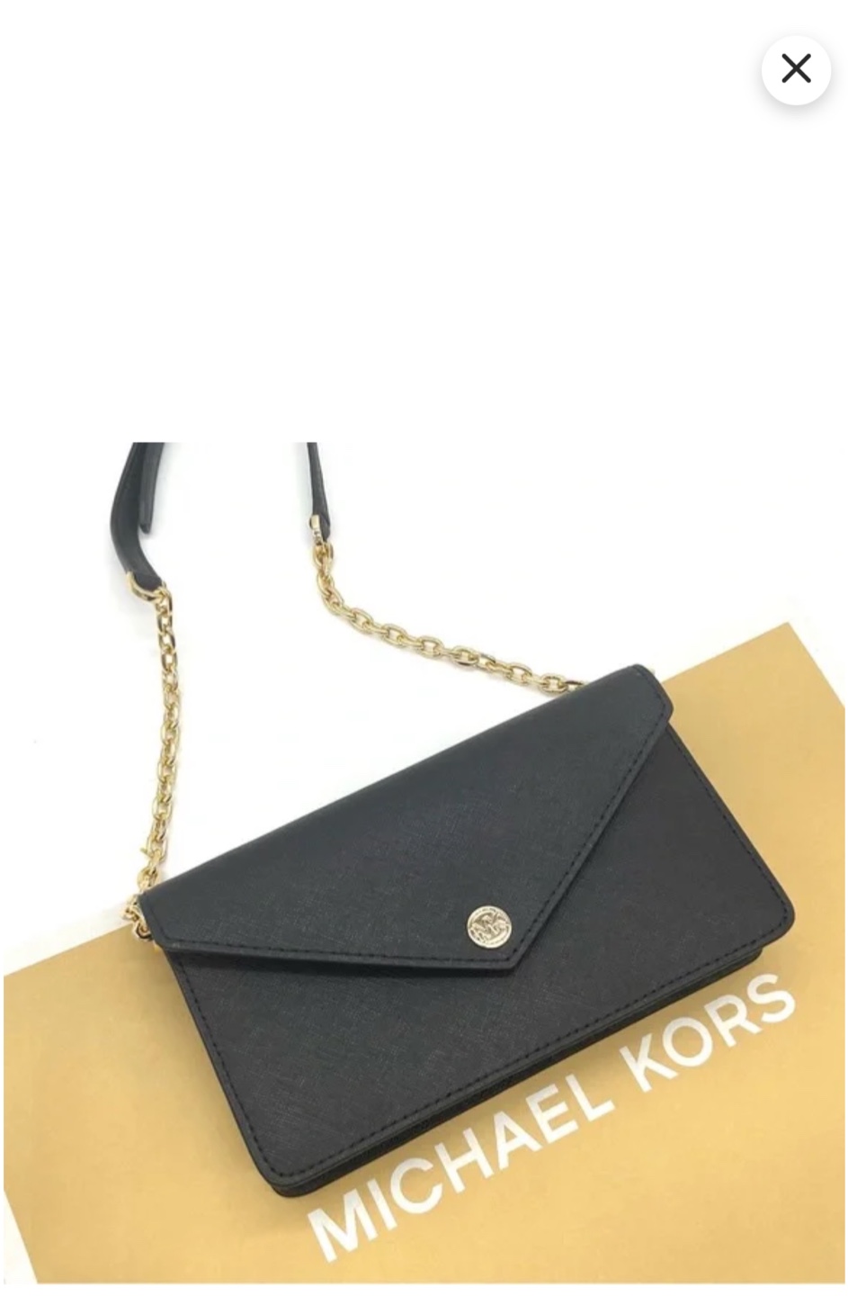 New Michael Kors Black Crossbody Envelope Bag - photo 5