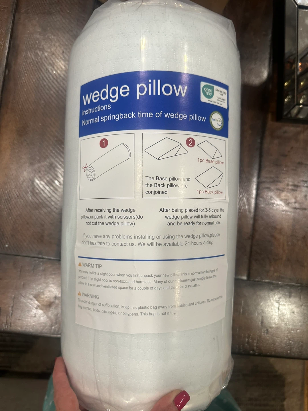 Wedge Pillow - New in Package! - photo 2