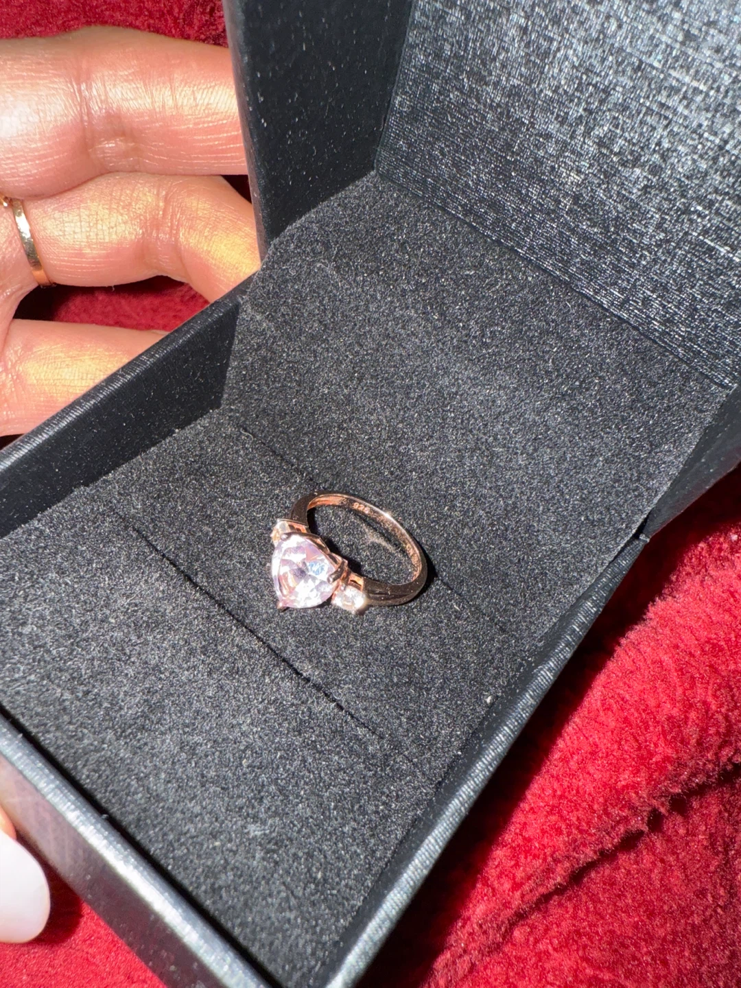 People's Jewellers Heart-Shaped Amethyst Ring - photo 3