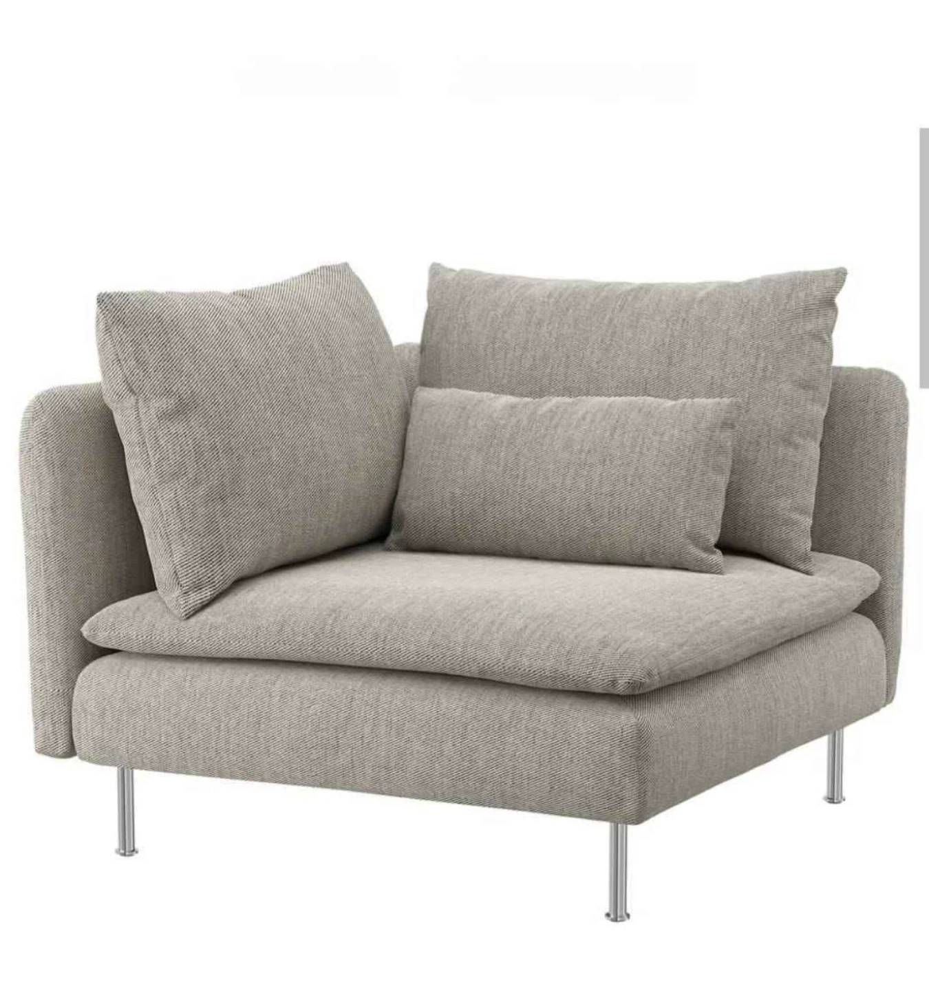 IKEA SÖDERHAMN Corner Section - Viarp Beige/Brown