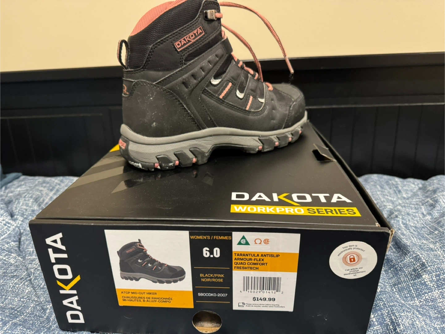 Dakota Tarantula Antislip Workpro Series Boots - Size 6