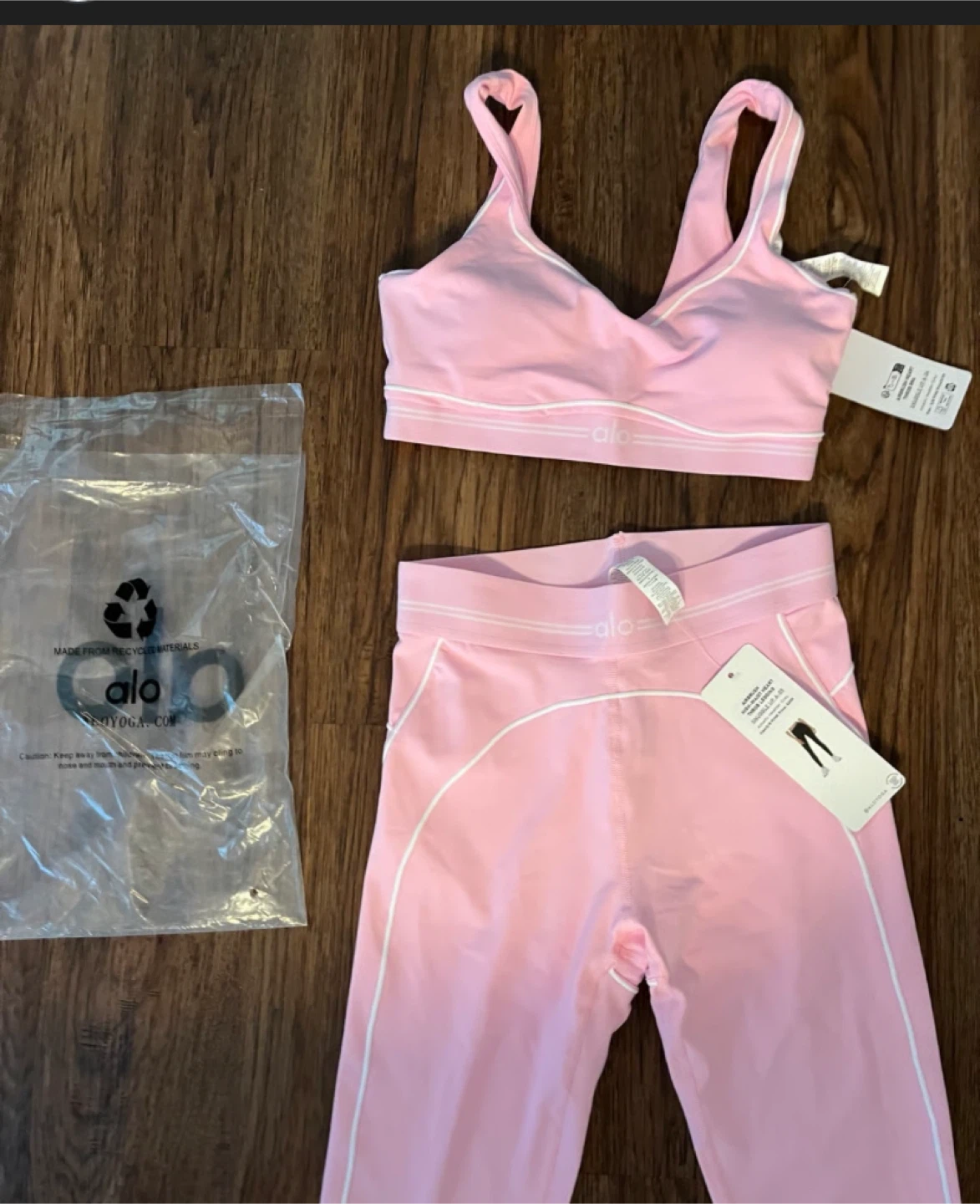 Alo Yoga Pink Activewear Set