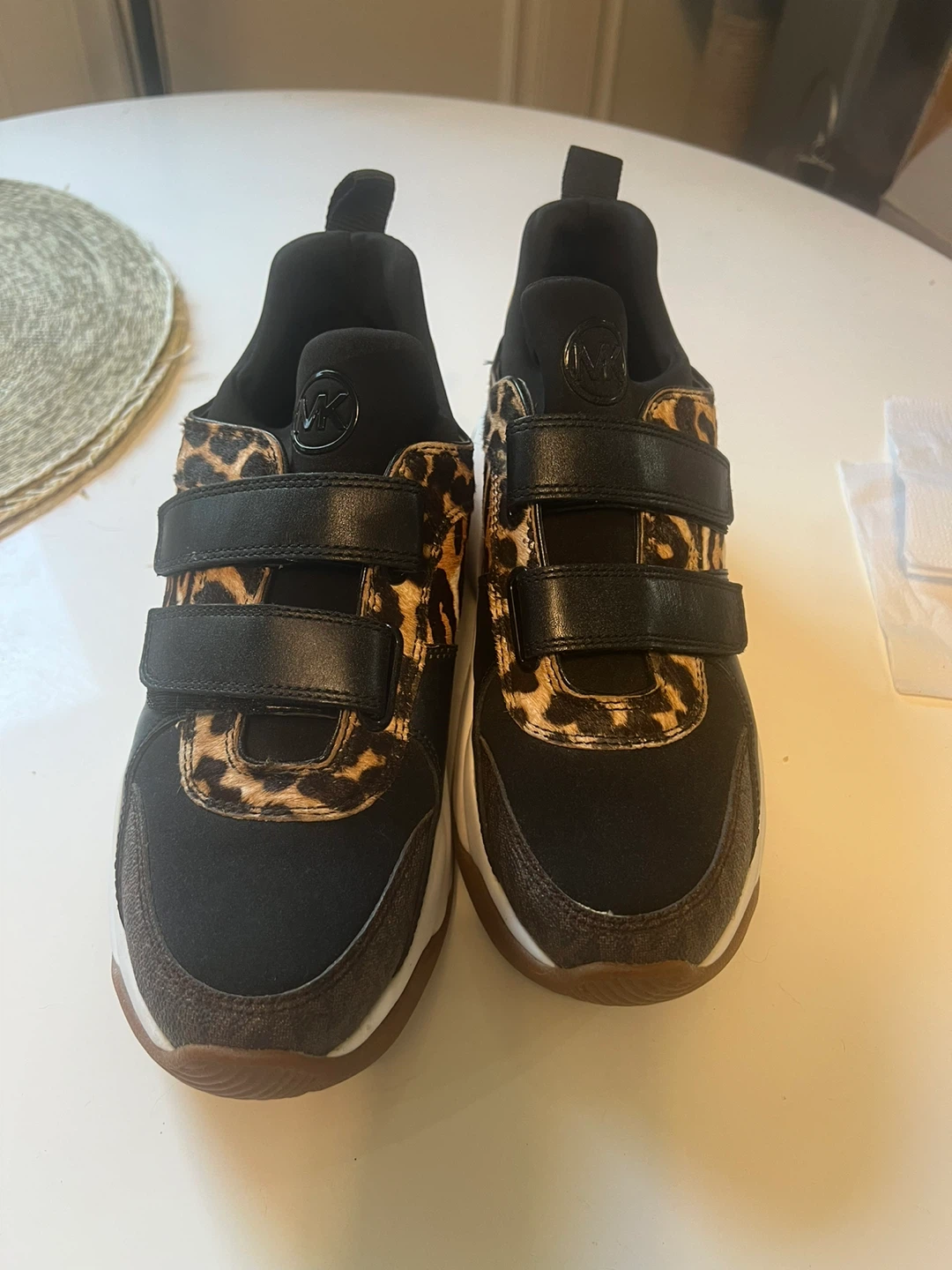 New- Michael Kors Leopard Print Sneakers