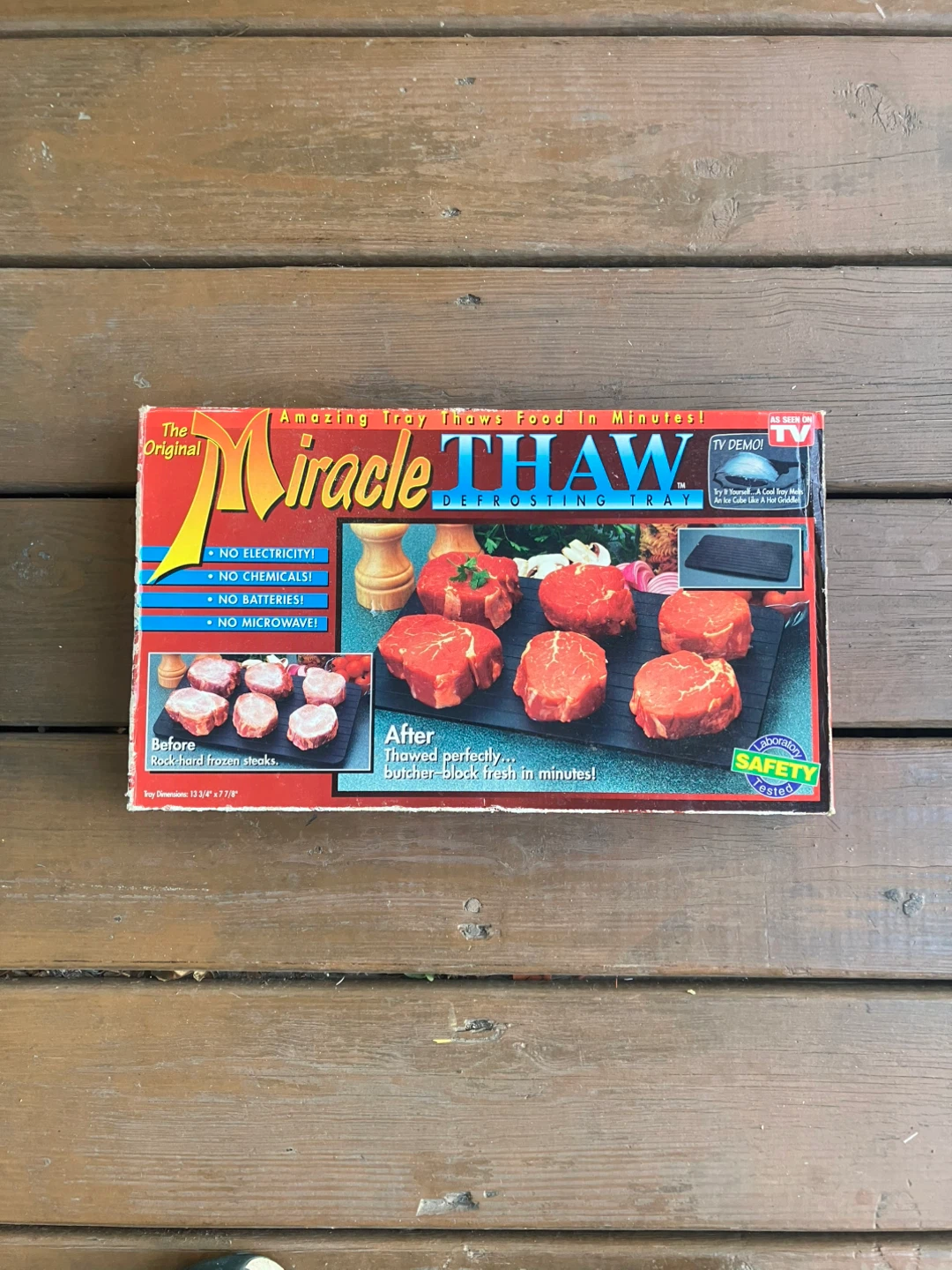 Original Miracle Thaw Defrosting Tray - Excellent Condition - photo 3