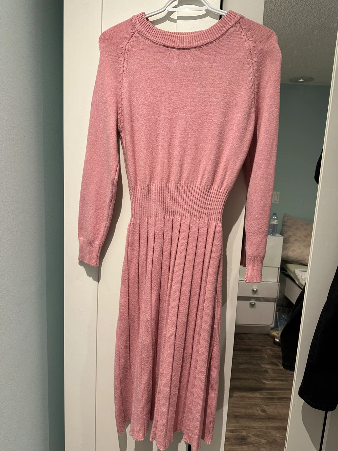 Pink Knit Dress