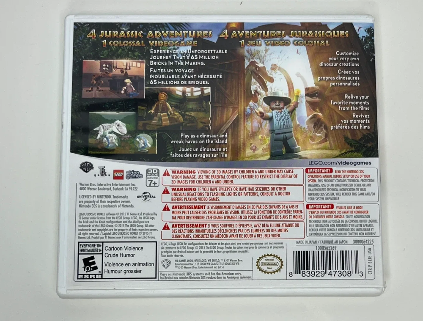 LEGO Jurassic World Nintendo 3DS Game image indicator(3)