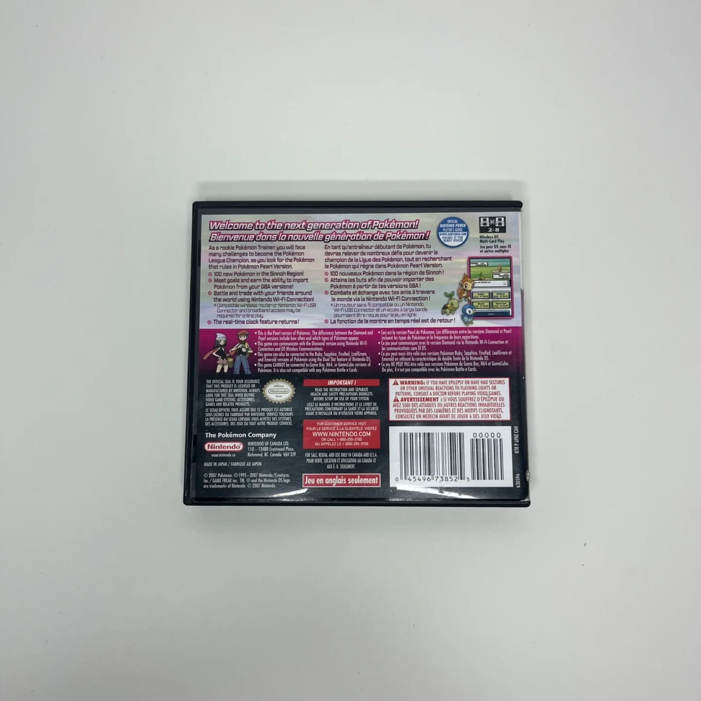 Pokémon Pearl Version for Nintendo DS image indicator(2)