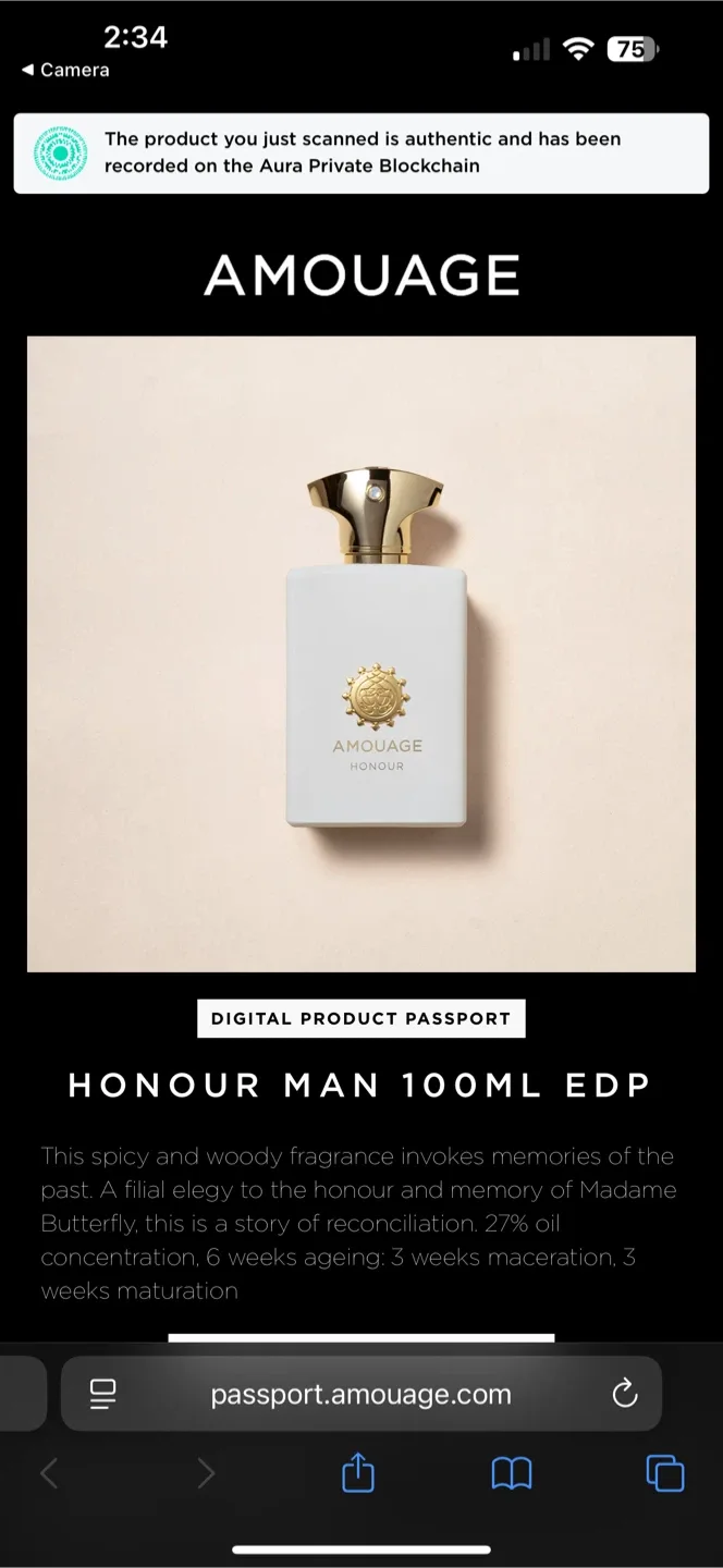 Amouage Honour Man 100ml EDP image indicator(3)
