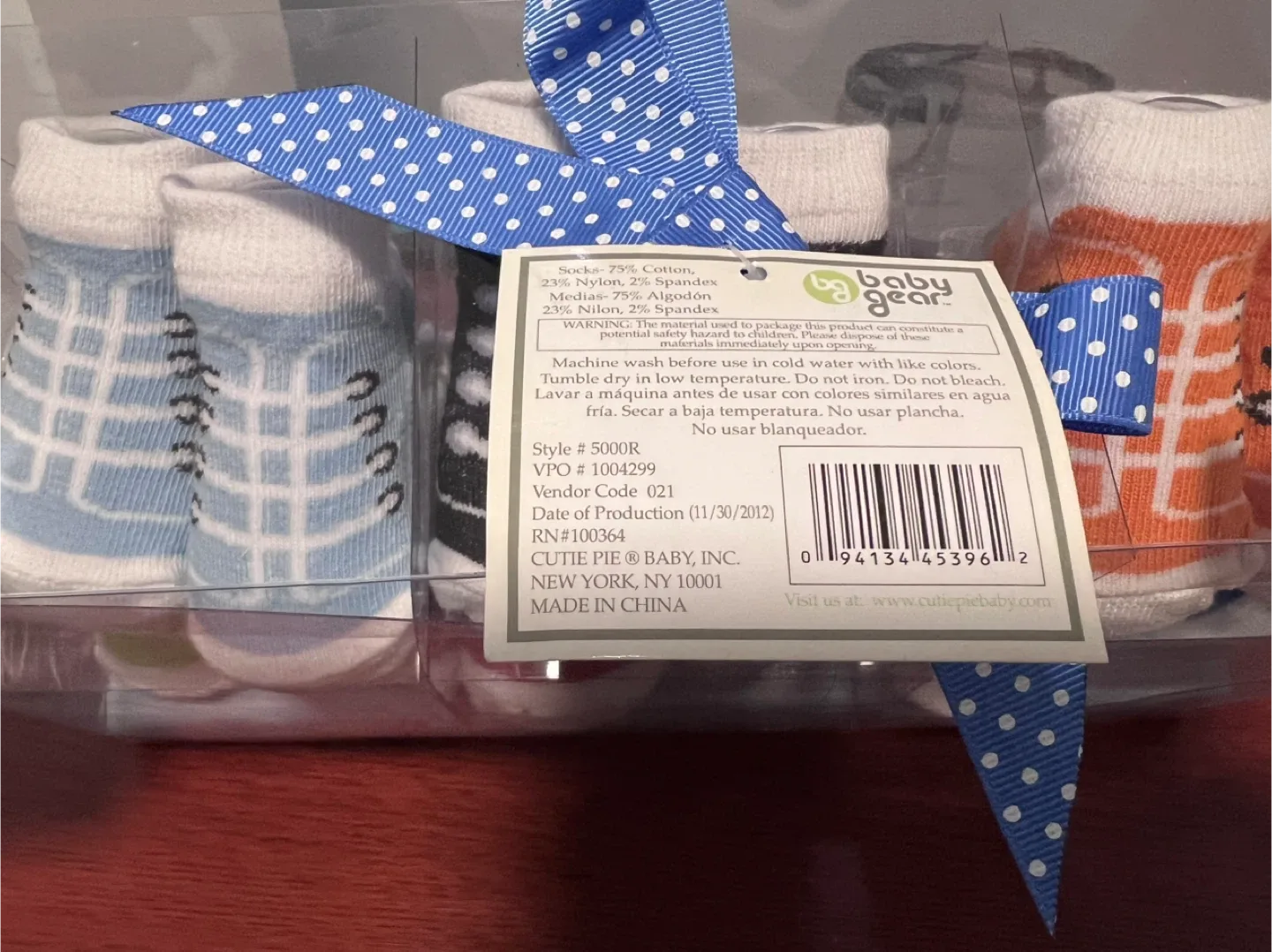 Baby Gear Socks 6 Pairs (0-12 Months) image indicator(2)