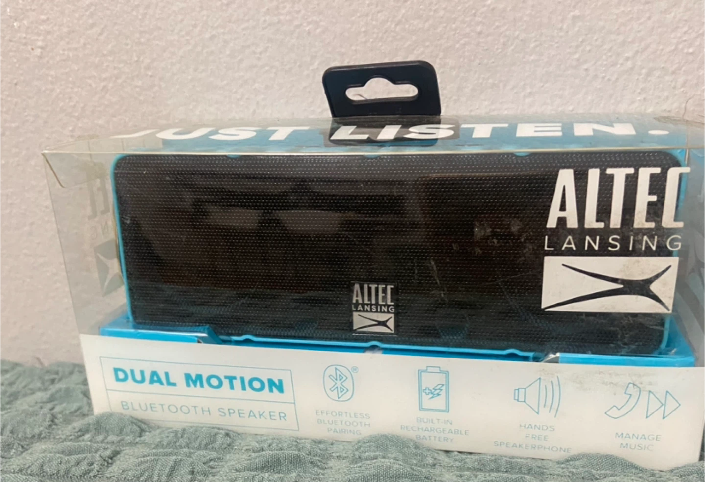 Altec Lansing IMW140-BLU Dual Motion Bluetooth Speaker - New