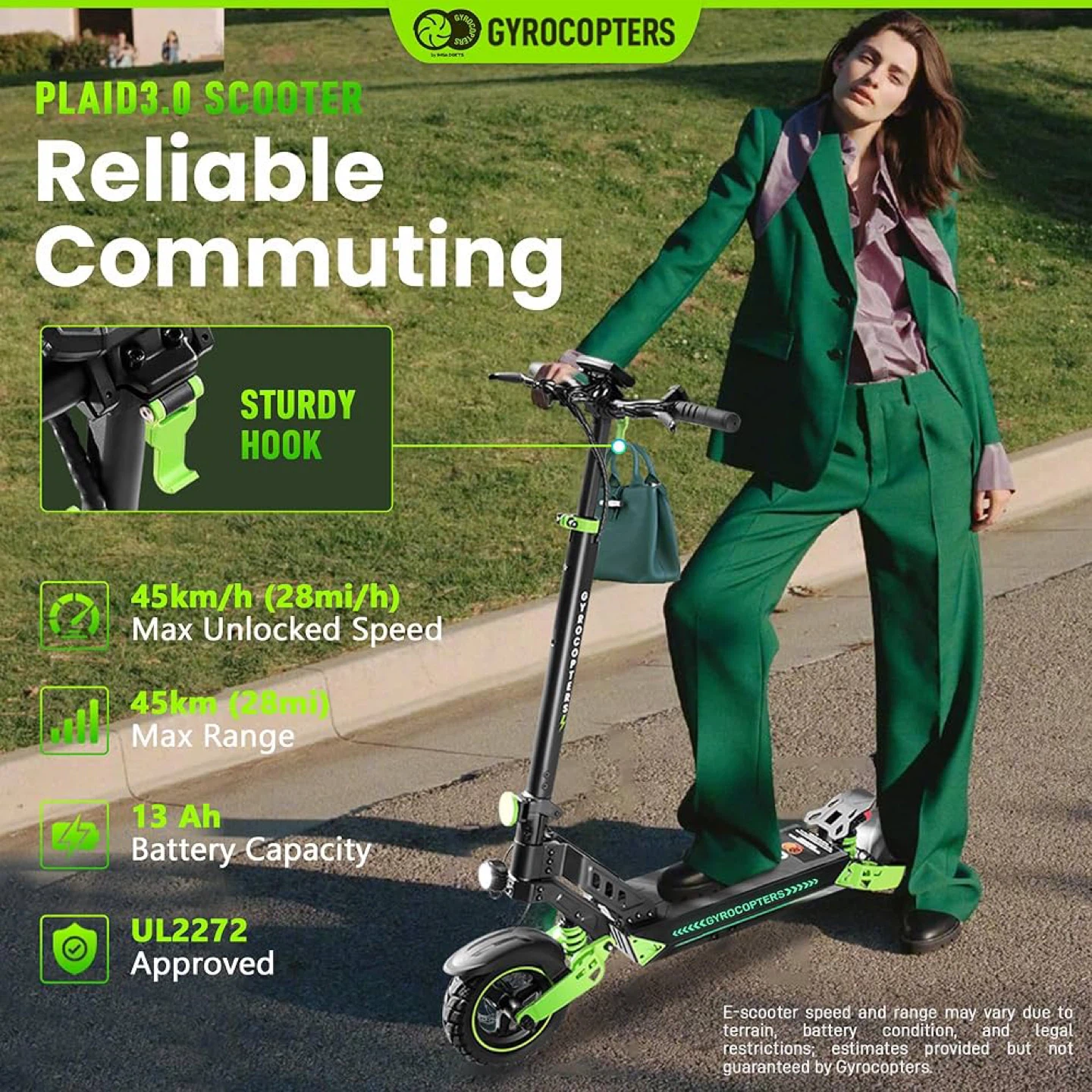 Plaid Gyrocopters E-Scooter - photo 2