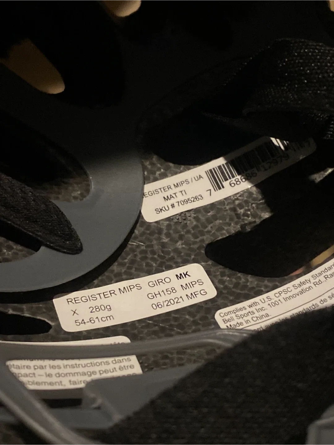 Giro Fixture II Matte Titanium Helmet - Size 54-61cm image indicator(4)