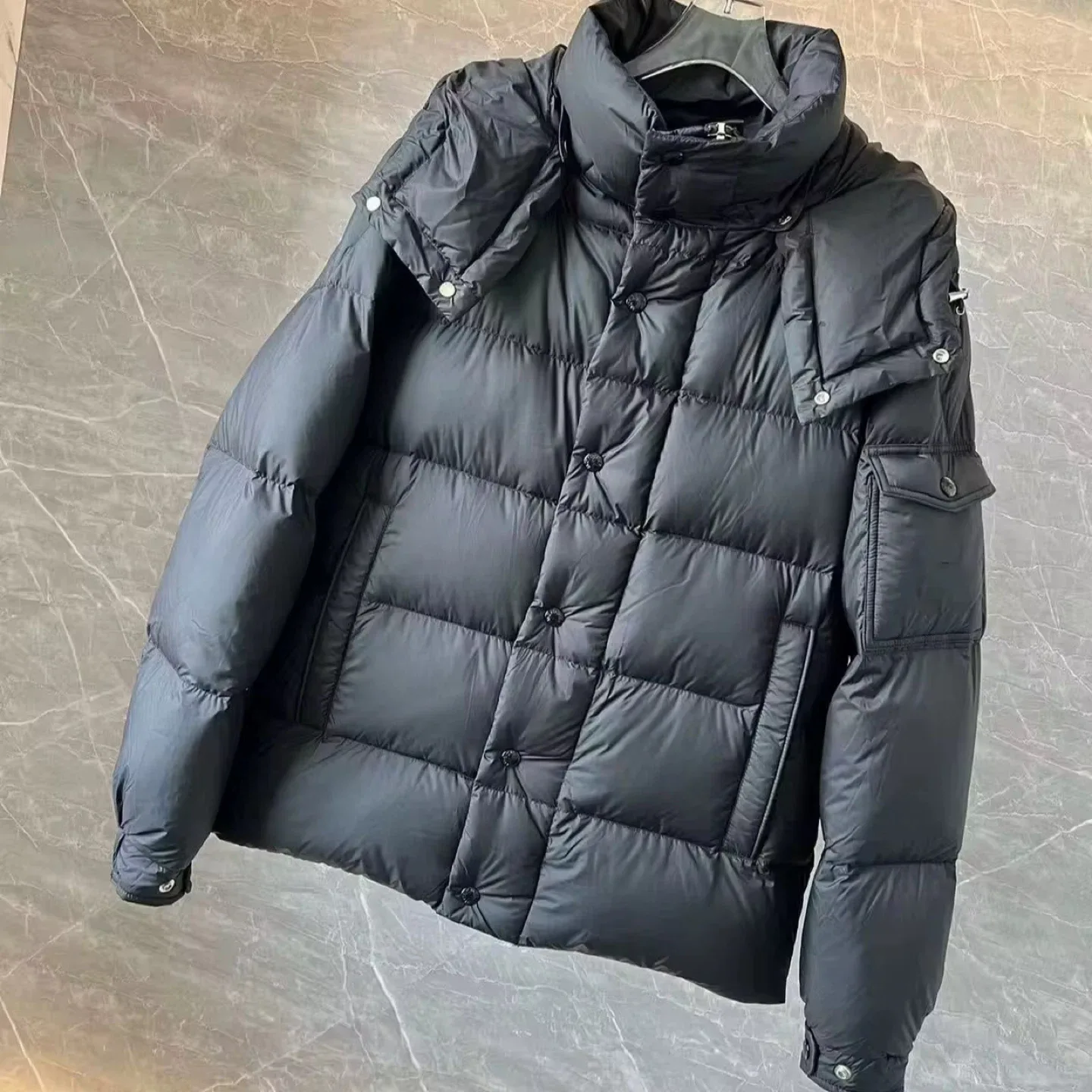 Black Padded Down Jacket image indicator(2)