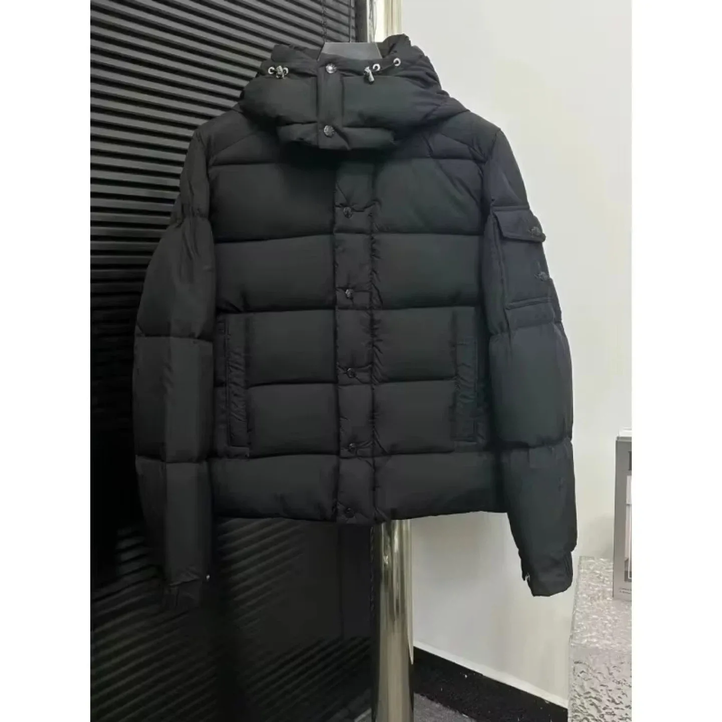 Black Padded Down Jacket image indicator(6)
