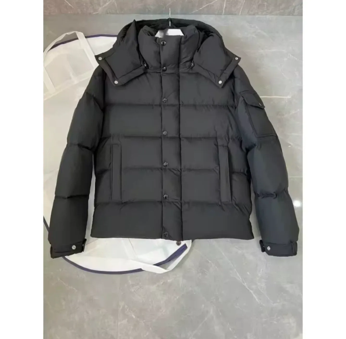 Black Padded Down Jacket image indicator(5)