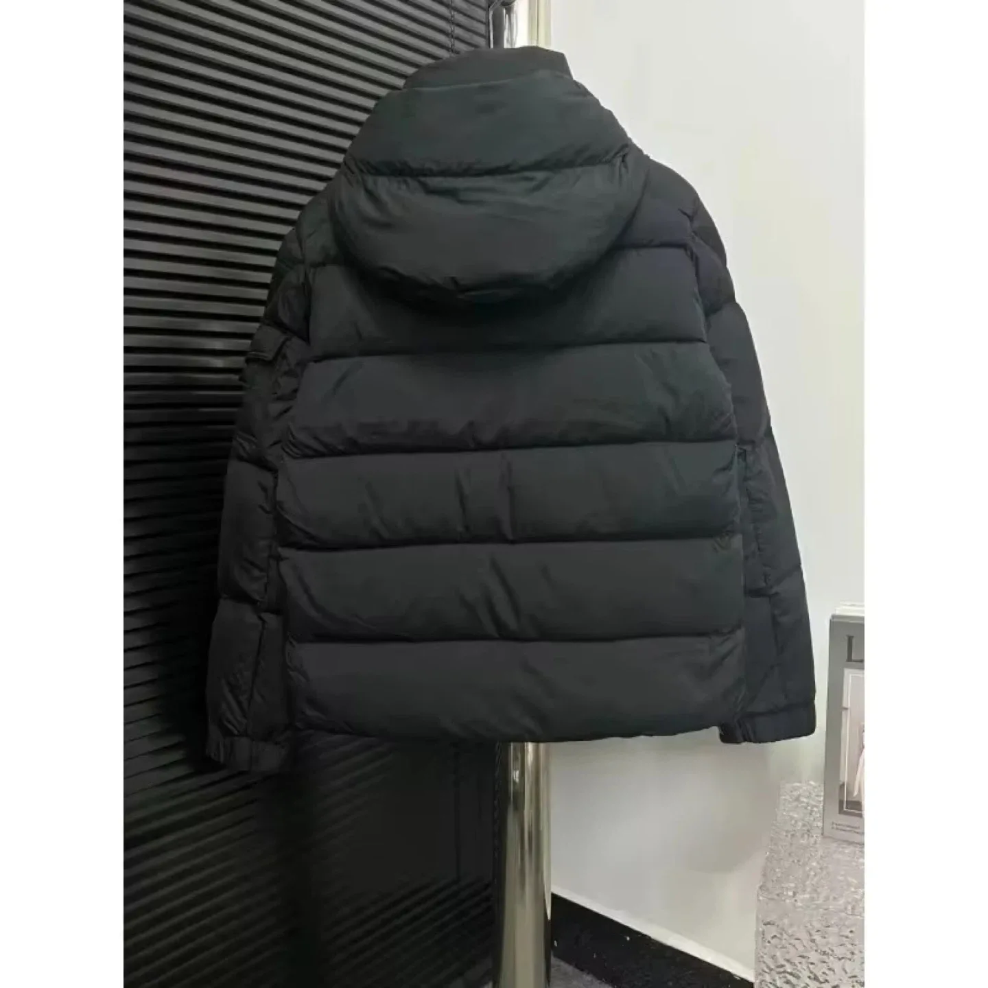 Black Padded Down Jacket image indicator(7)