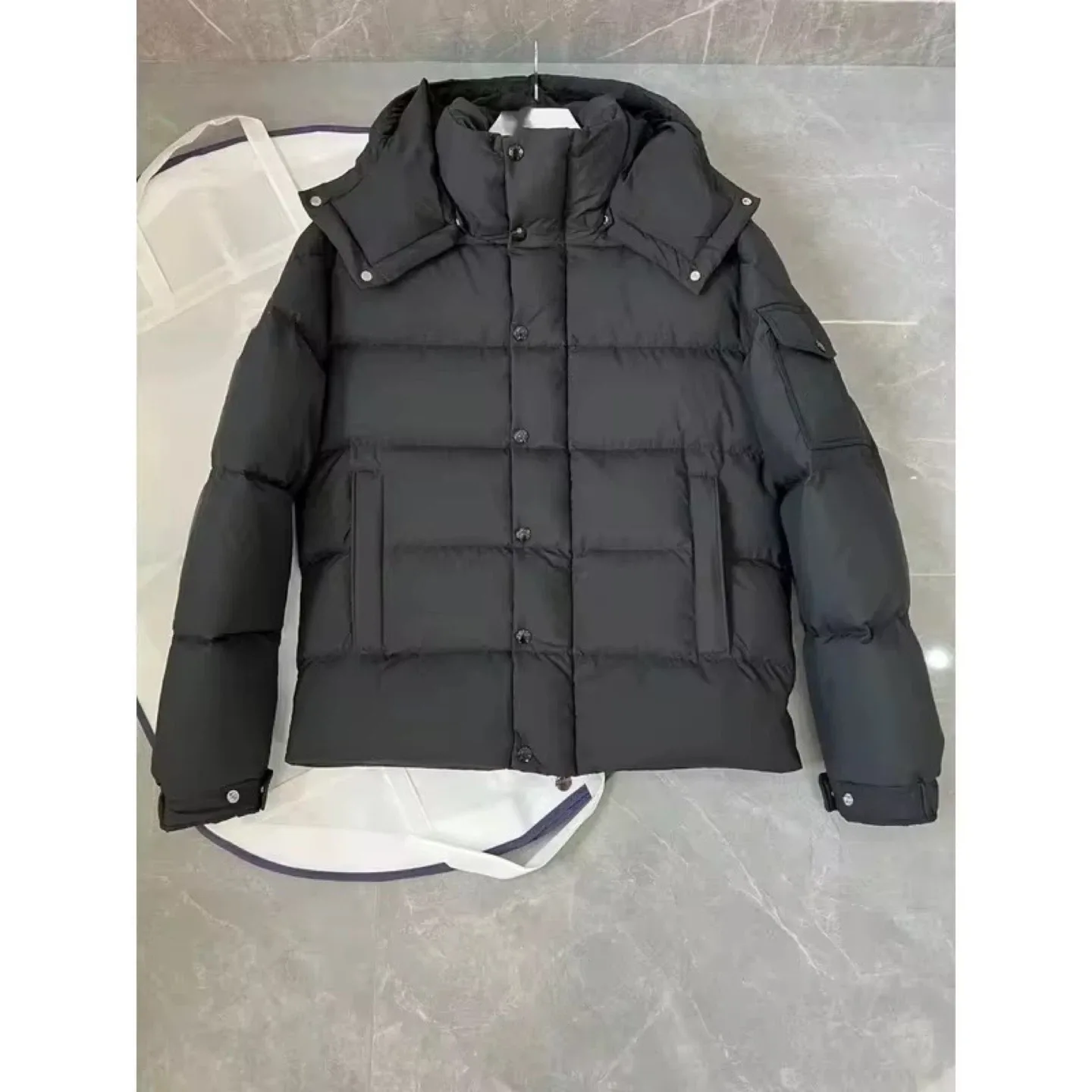 Black Padded Down Jacket image indicator(8)