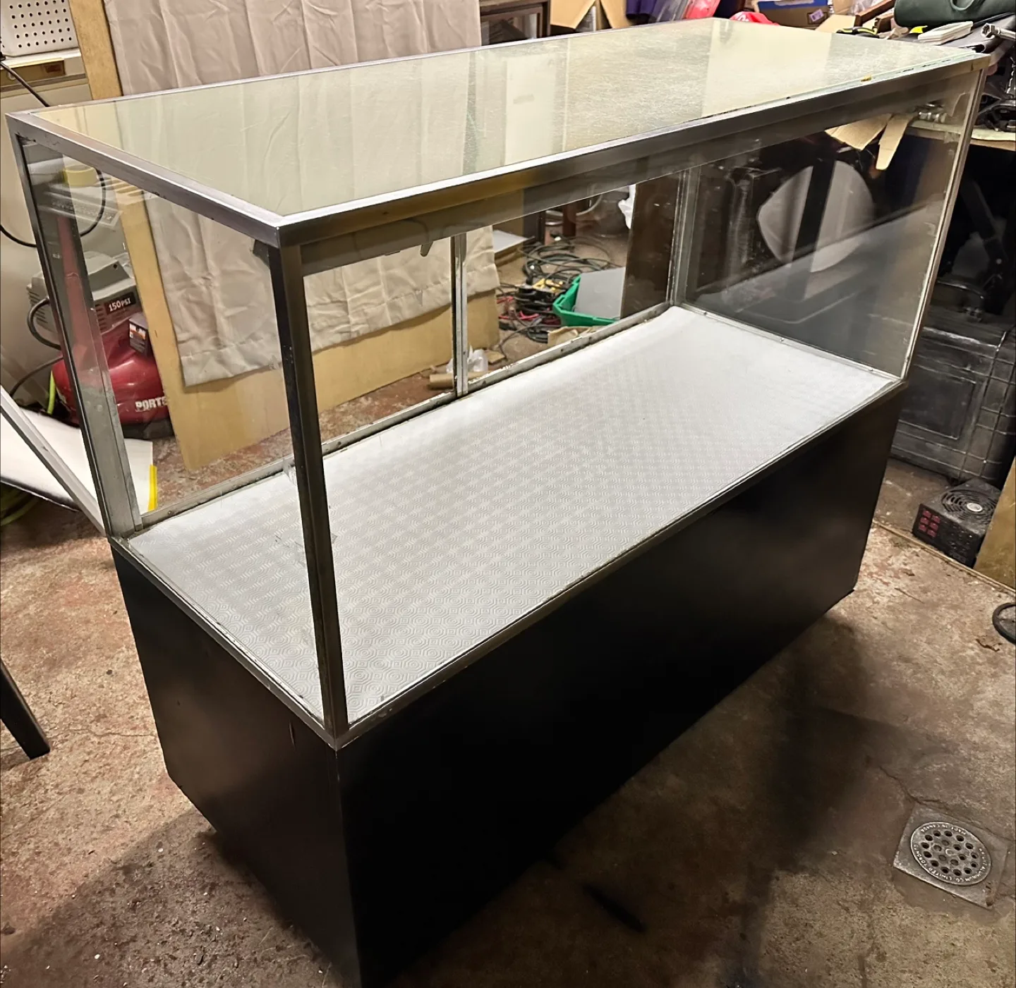 🧡Vintage Commercial Retail Display Cabinet with Drawers thumbnail