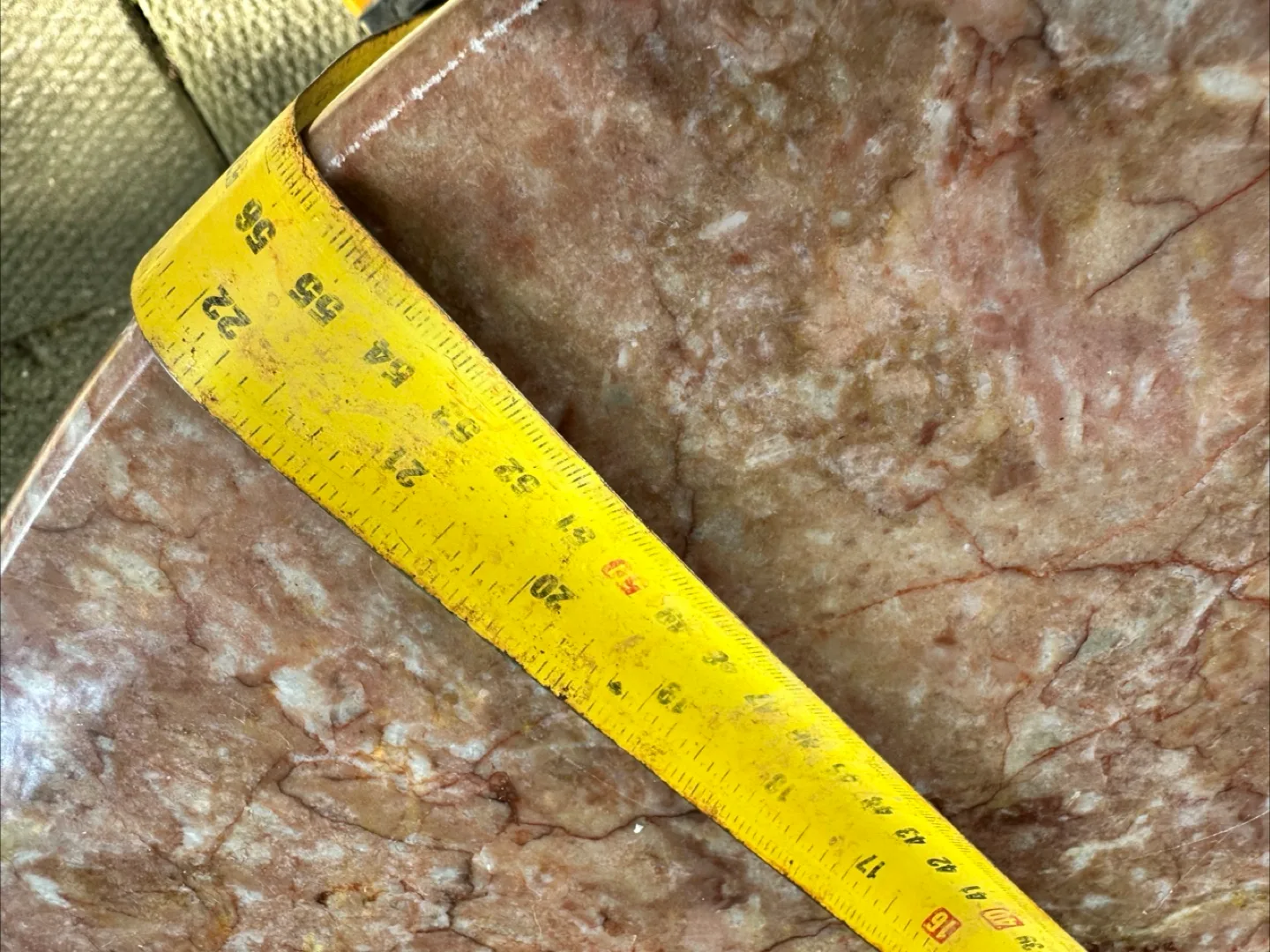 🧡Antique Style Accent Table with Marble Top image indicator(8)