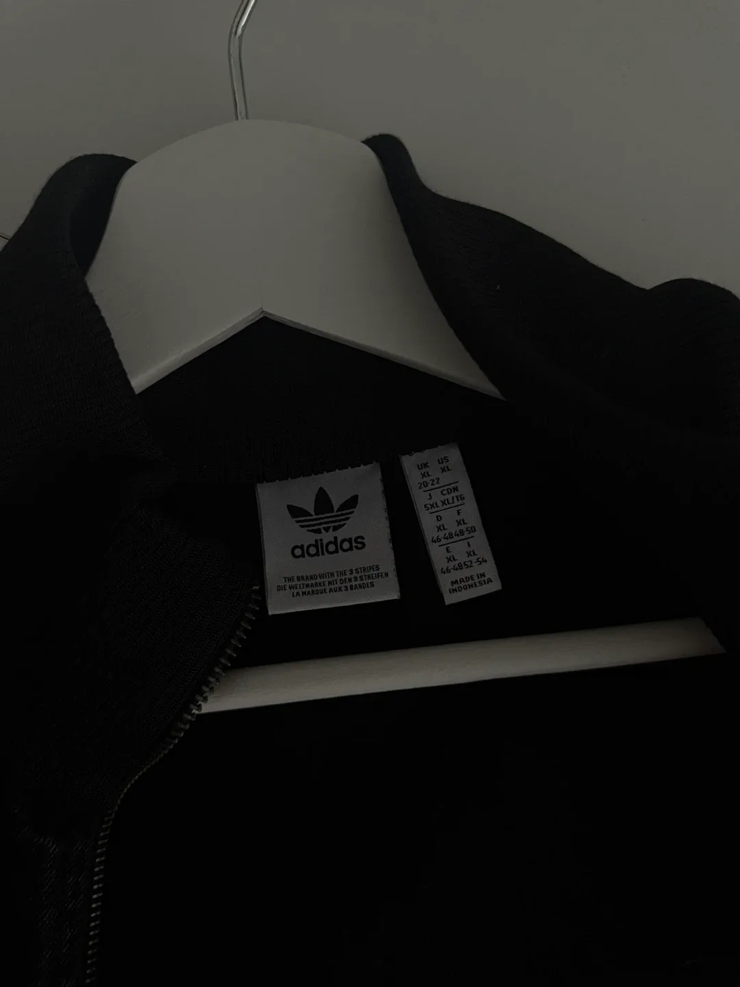 Adidas Black Denim Jacket, Size XL image indicator(7)