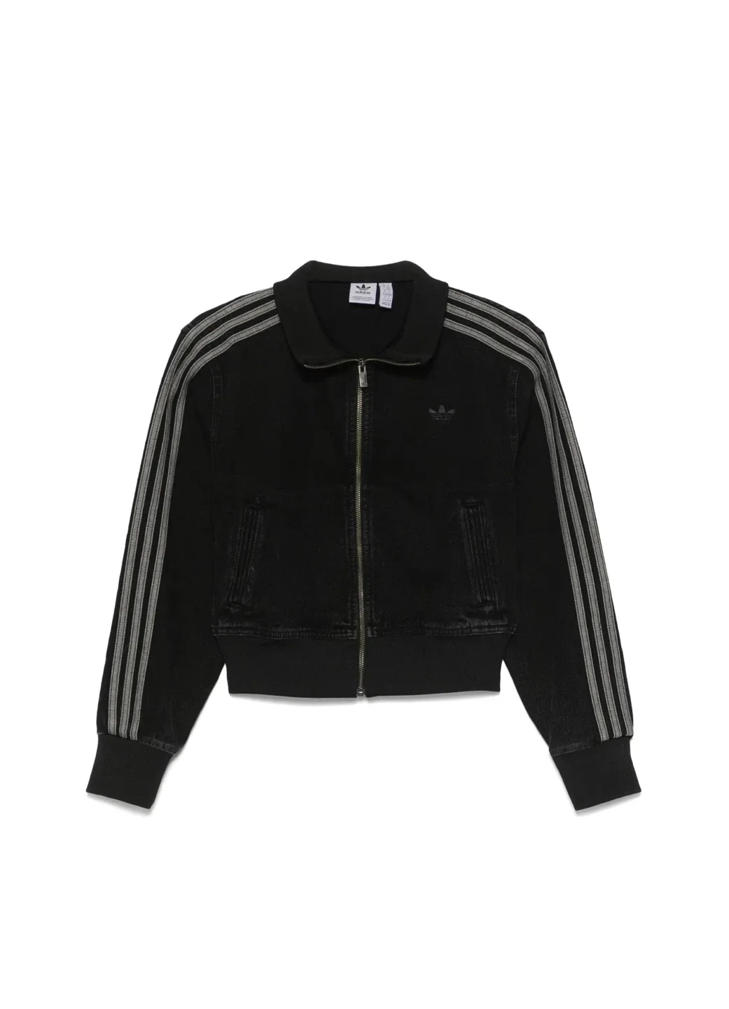 Adidas Black Denim Jacket, Size XL image indicator(4)