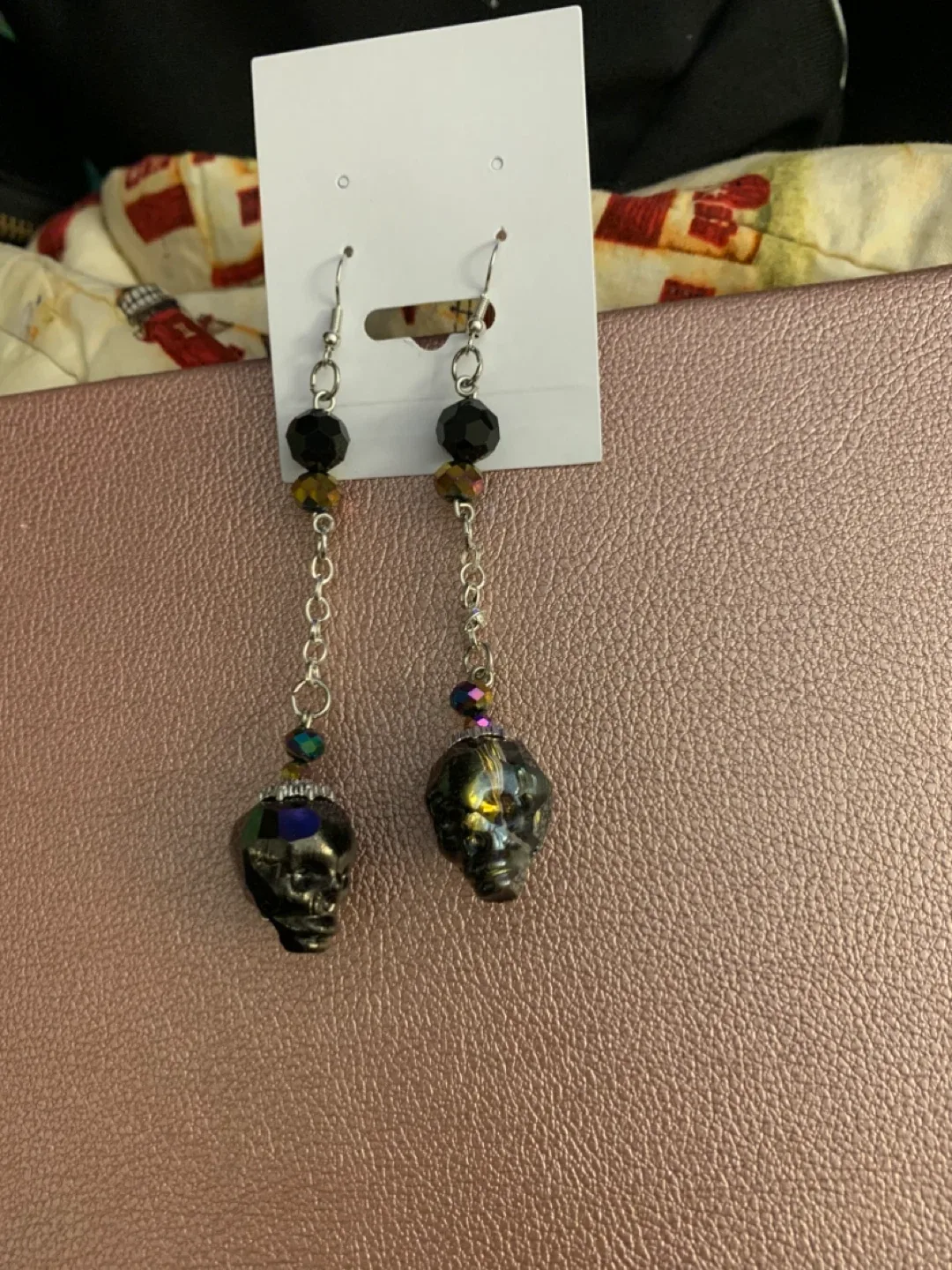 Handmade Beaded Spider Earrings image indicator(6)