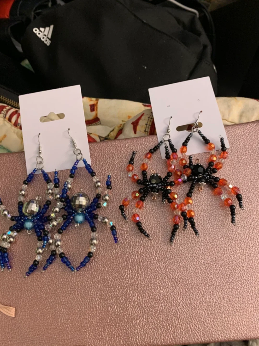 Handmade Beaded Spider Earrings image indicator(5)
