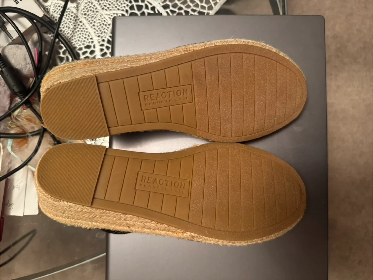 Reaction Kenneth Cole Espadrille Wedge Sandals, Size 6.5 US image indicator(6)