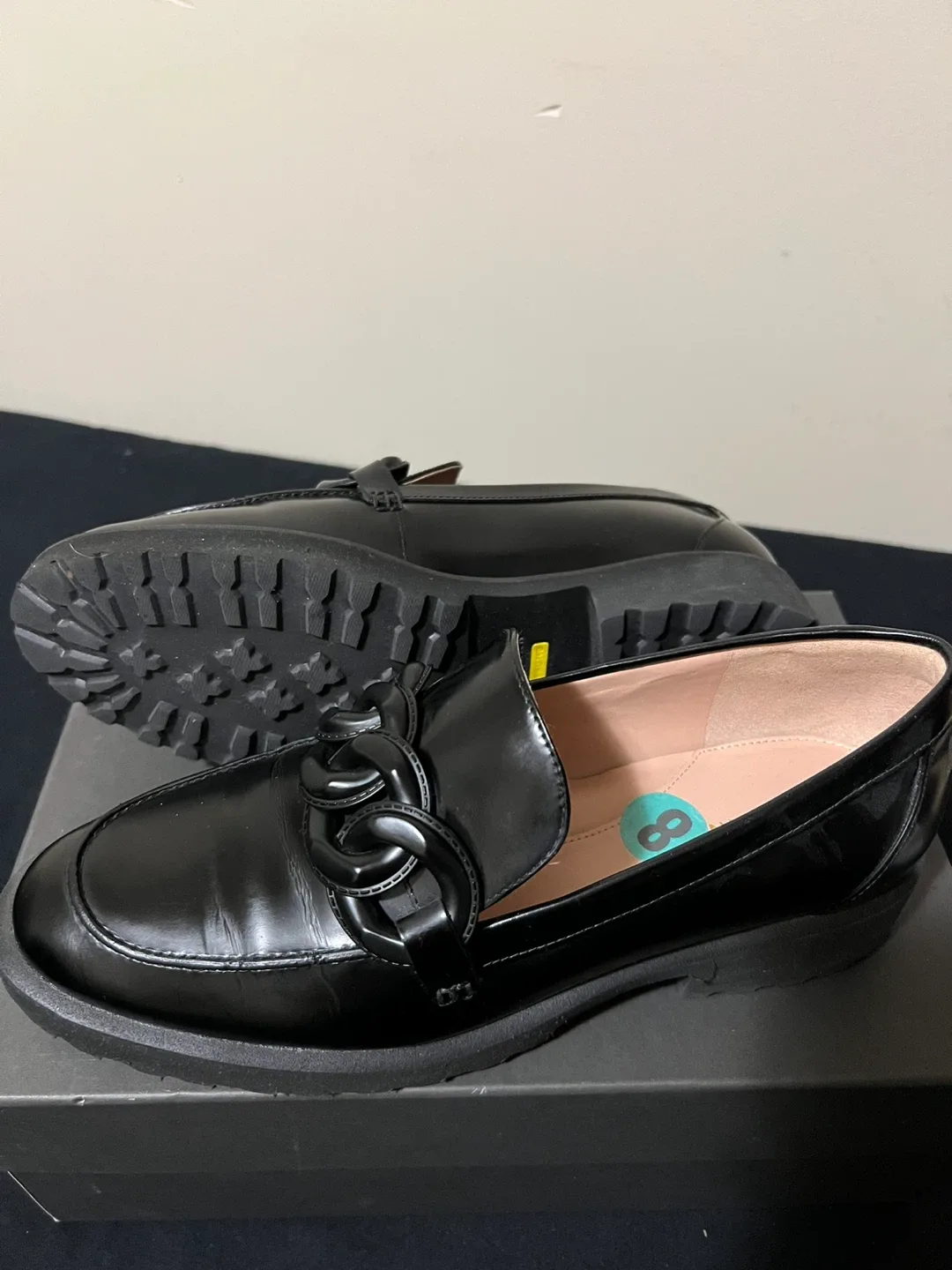 Cole Haan Black Leather Loafers -Size 8 image indicator(2)