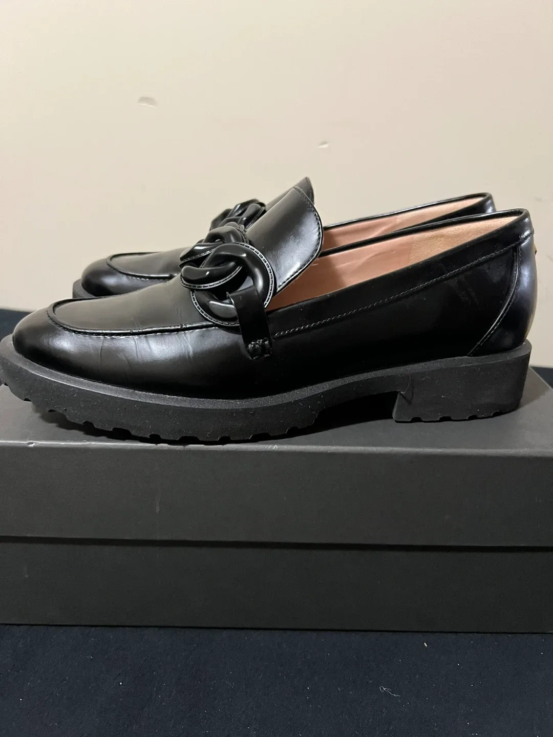 Cole Haan Black Leather Loafers -Size 8 image indicator(3)
