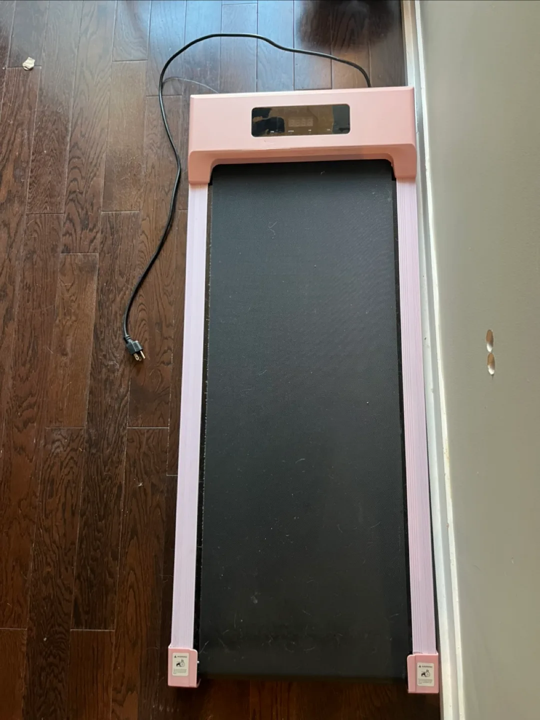 Pink Under Desk Walking Pad Treadmill thumbnail