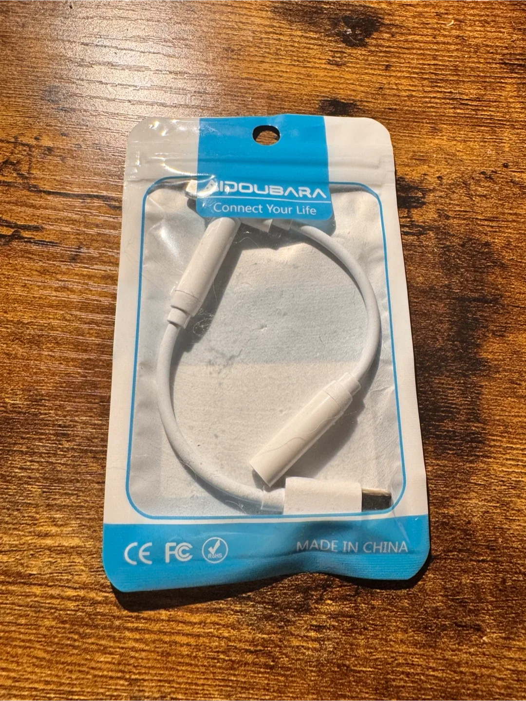 3.5mm to Type C - IDOUBARA Connect Your Life Audio Adapter - New