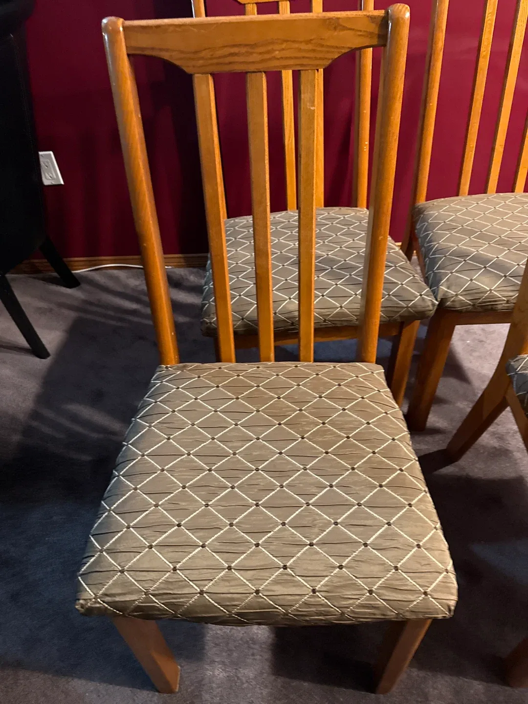 Set of 4 Wooden Dining Chairs image indicator(2)