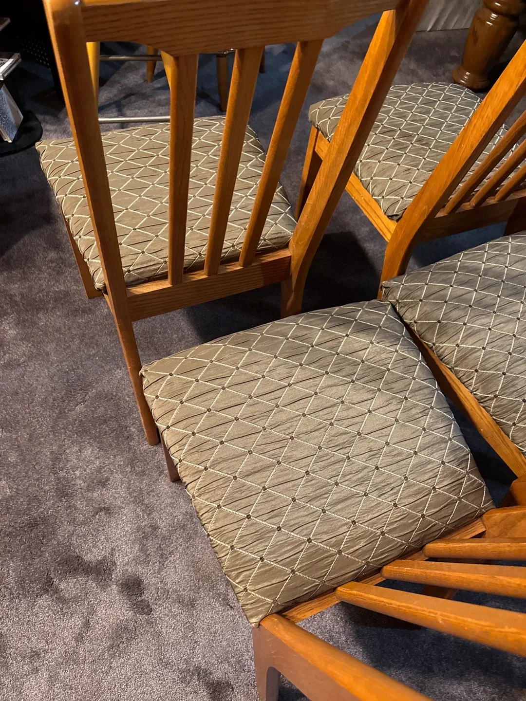 Set of 4 Wooden Dining Chairs image indicator(4)