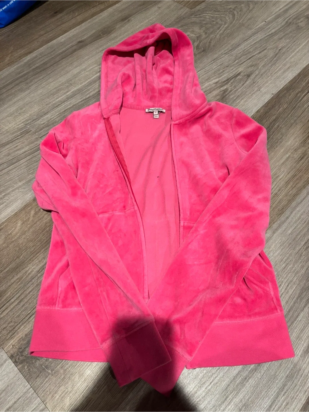 Juicy Couture Pink Velour Hoodie thumbnail
