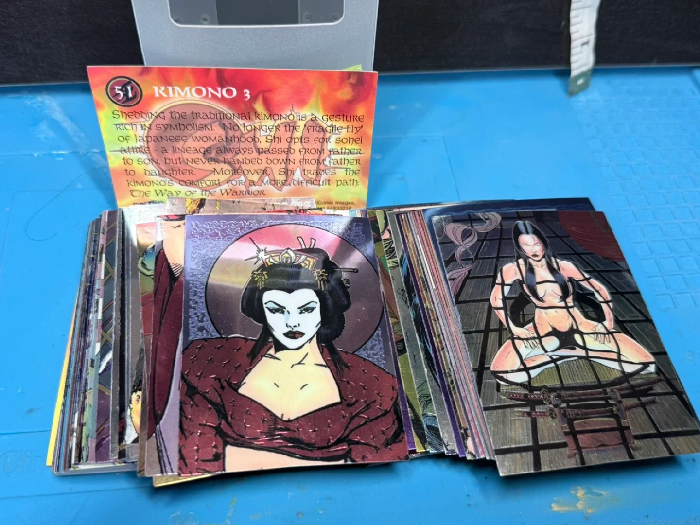 Adult SHI FOIL collection collectible cards SHI comic