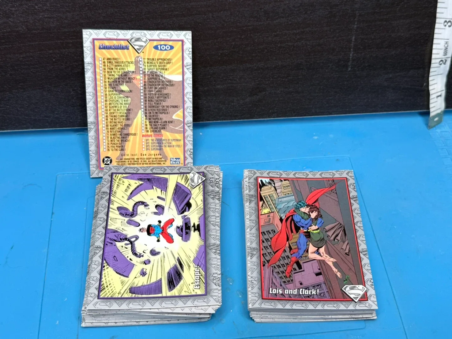 Skybox return of Superman Trading Cards