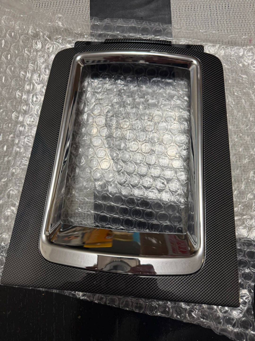 Carbon Fiber Gear Shift Panel Cover Trim