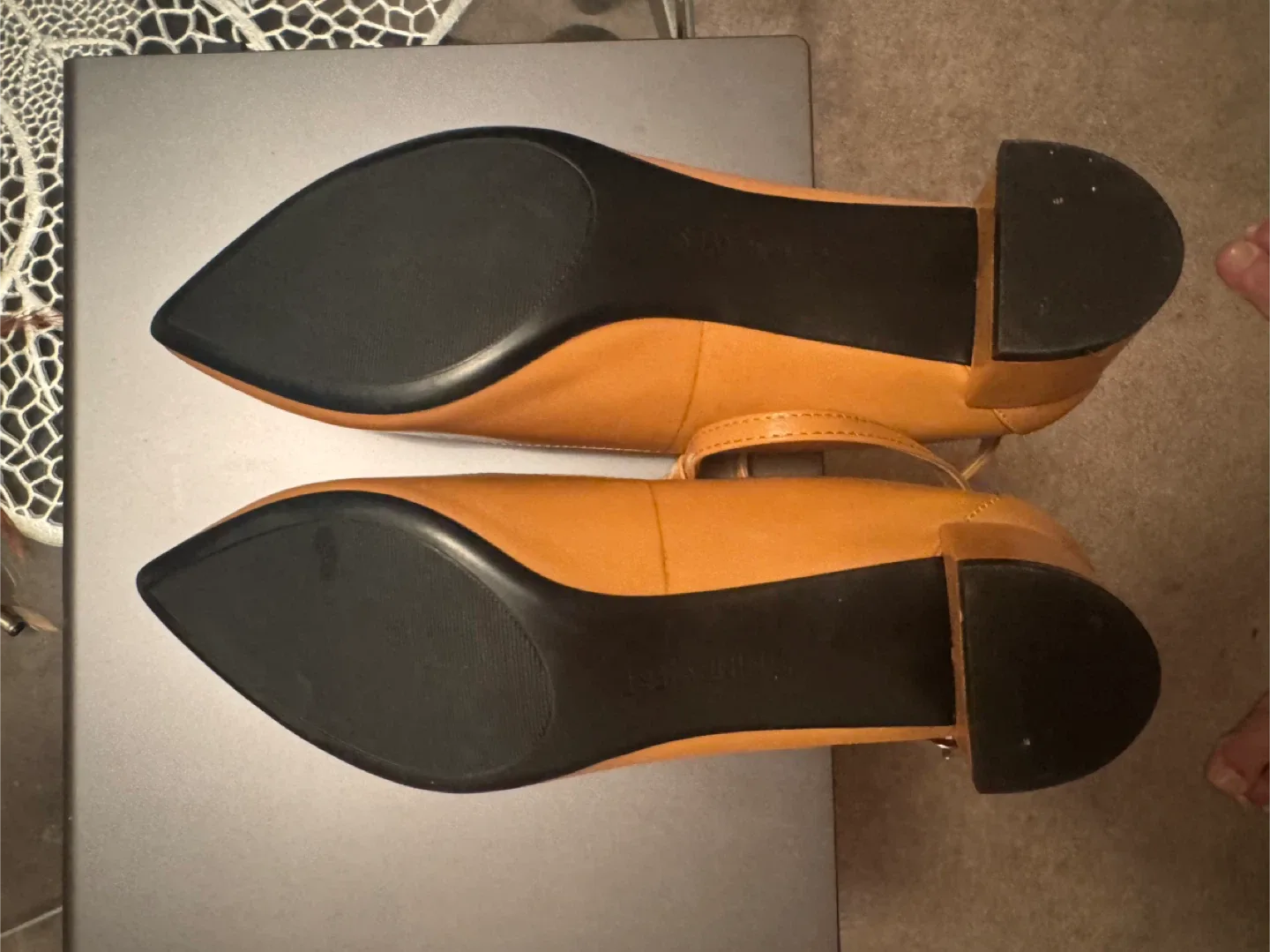 Nine West Light Brown Heels Size 7.5M image indicator(5)