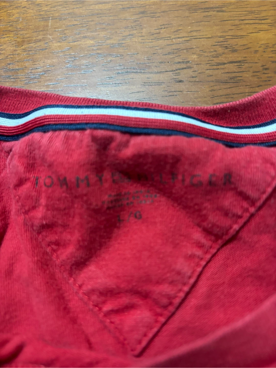 Tommy Hilfiger Red T-Shirt - Size L - photo 2