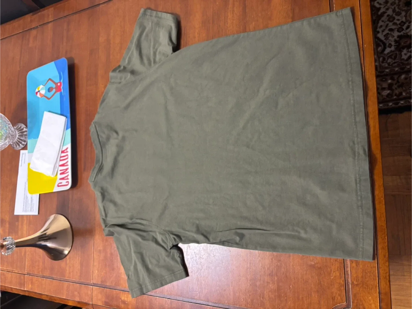 Champion Olive Green T-Shirt - Size L image indicator(3)