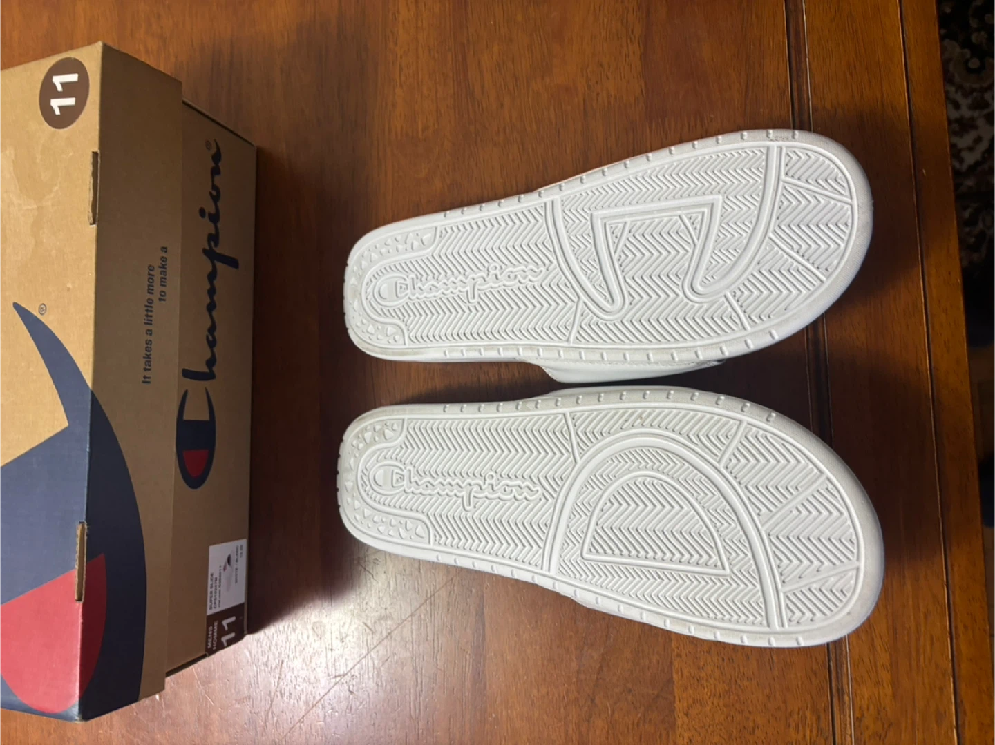 Champion Super Slide White - Size 11 (New) - photo 4