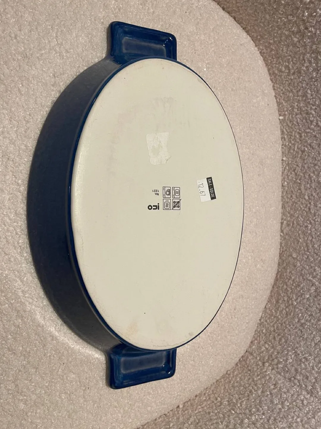 ICO Blue Ceramic Oval Baking Dish image indicator(3)