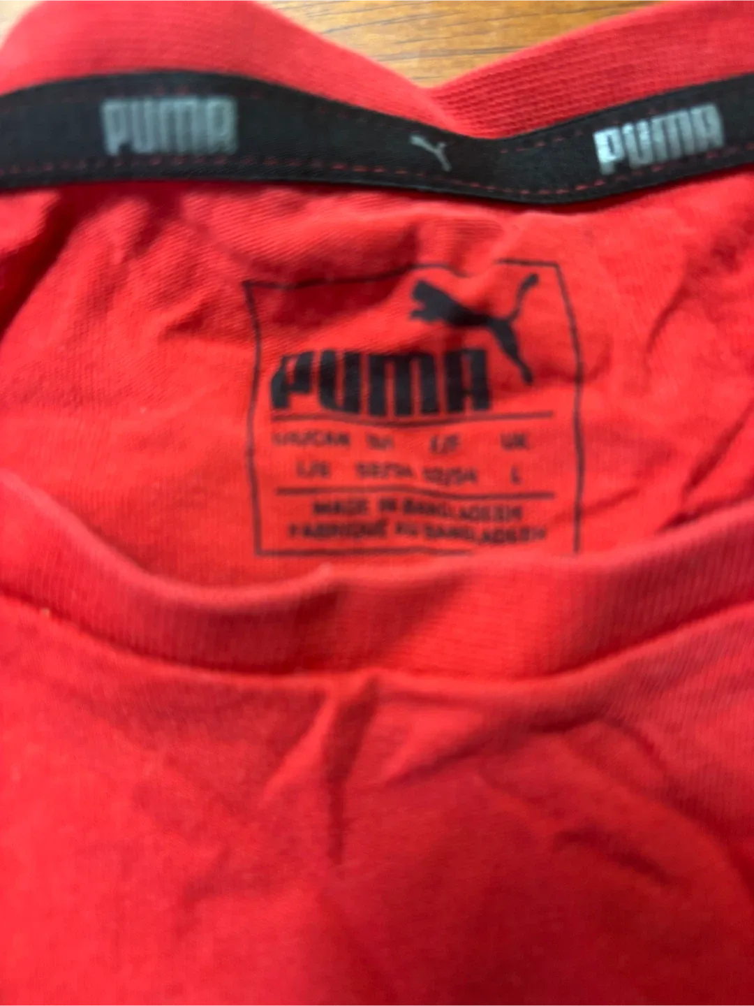 Puma Red T-Shirt - Size L image indicator(2)