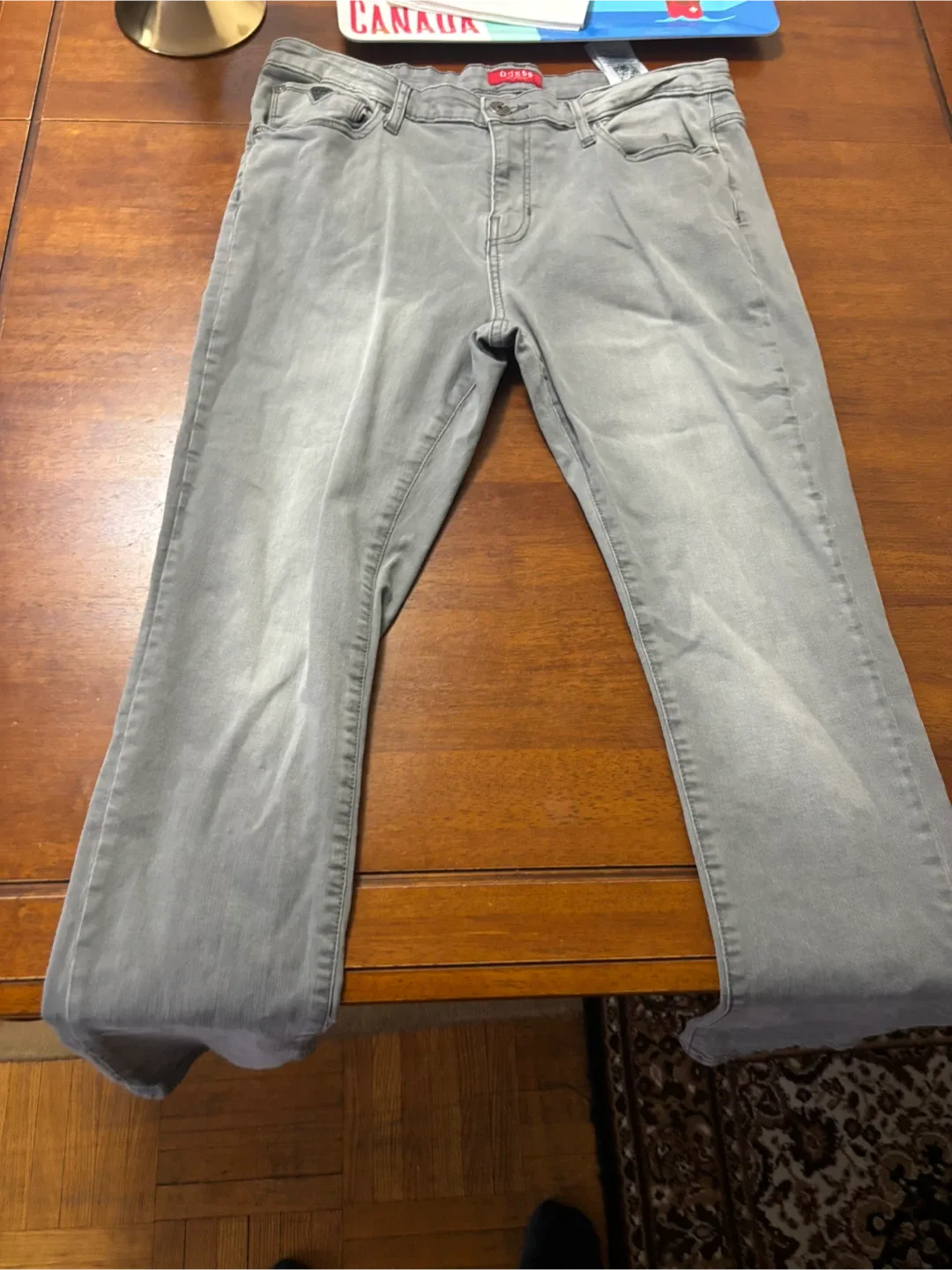 Guess Los Angeles Grey Skinny Jeans - Size 36 thumbnail