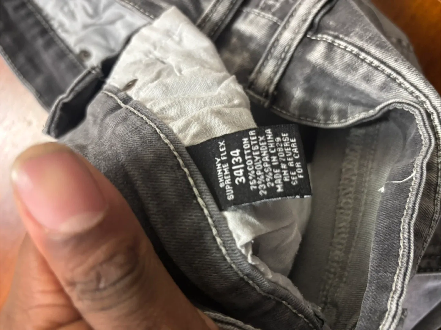 Rue21 Supreme Flex Skinny Jeans, Size 34/34 image indicator(4)