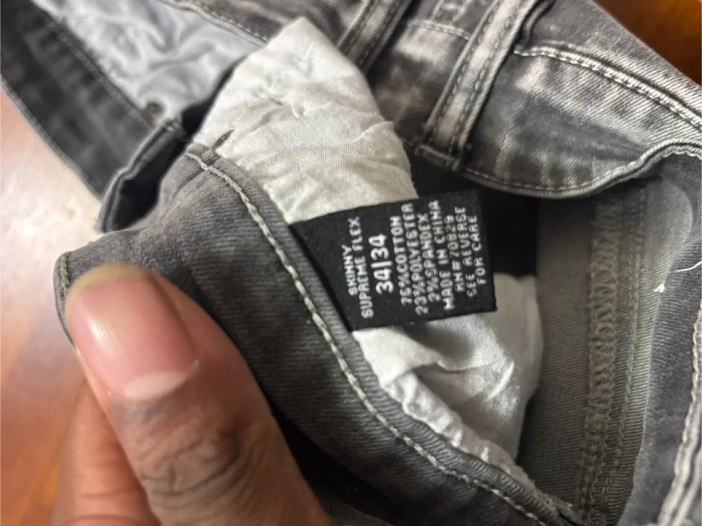 Rue21 Supreme Flex Skinny Jeans, Size 34/34 image indicator(3)