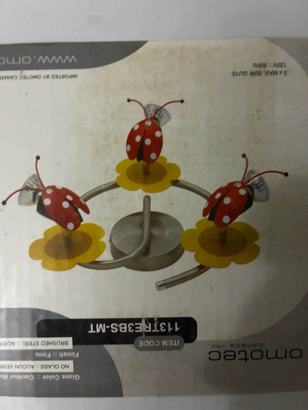 Omotec Coccinella 113TRE3BS-MT Light Fixture thumbnail