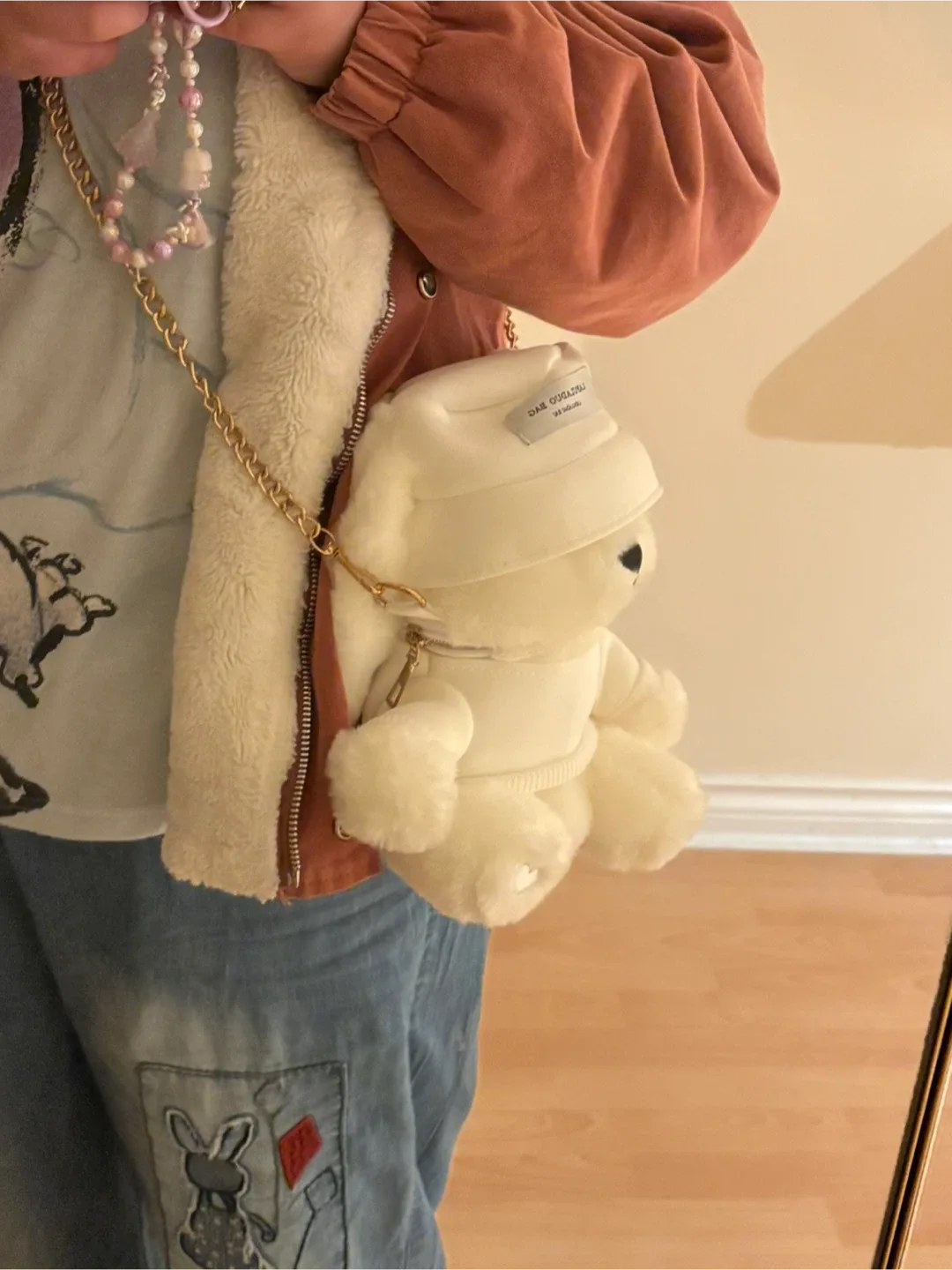 Adorable White Doggy Cross-Bag thumbnail