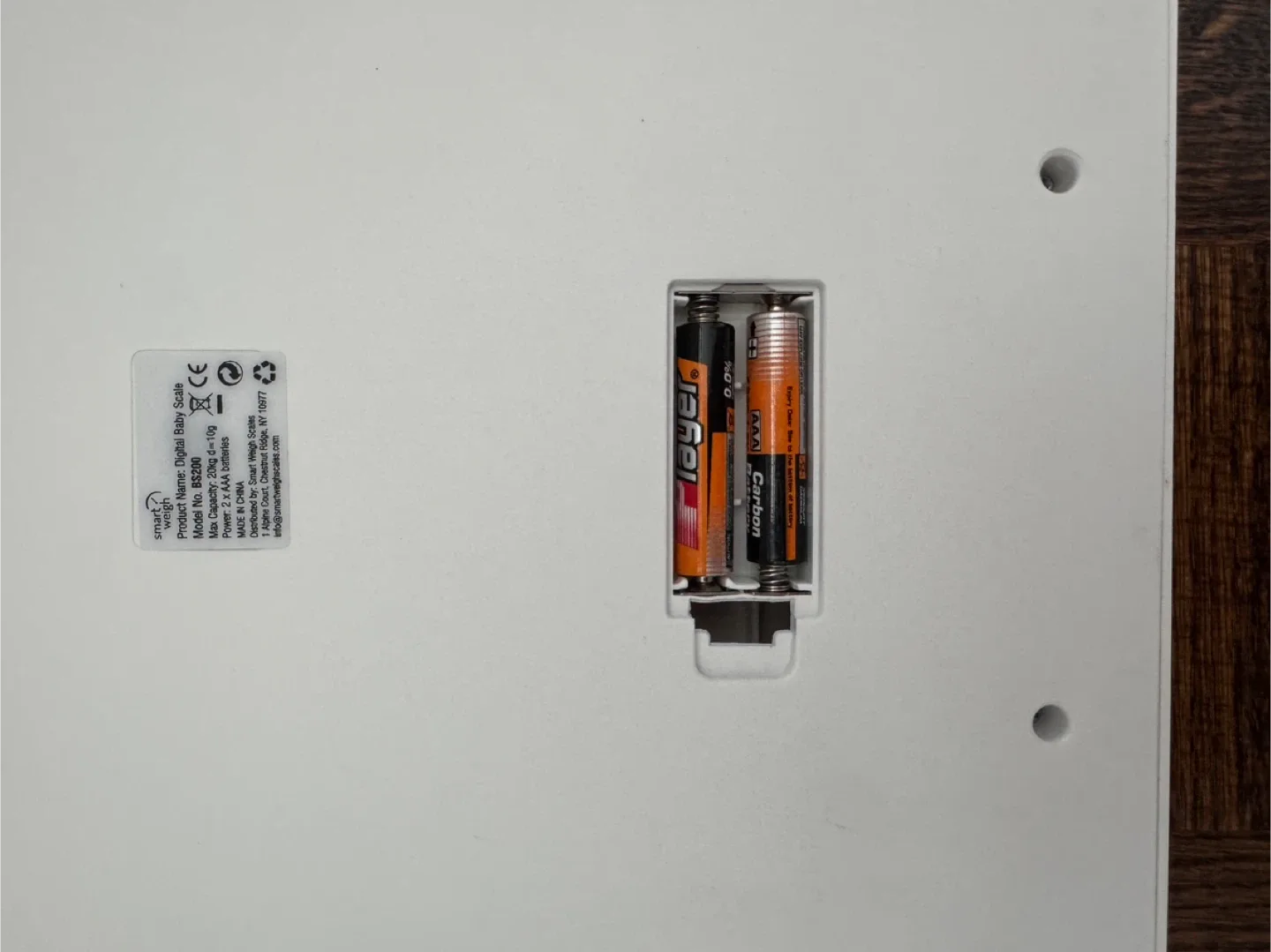 Smart Weigh Baby Scale - White image indicator(6)